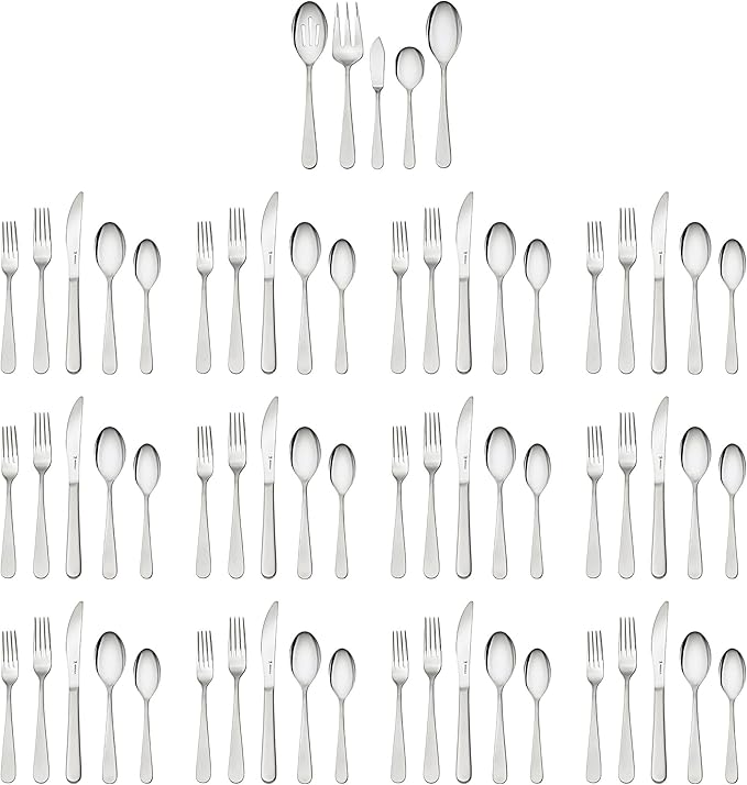 Henckels Lucena 65-pc 18/10 Stainless Steel Flatware Set