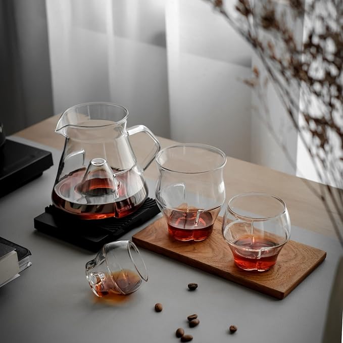 ICOSA Brewhouse AVENSI WAVE - COFFEE - AERESSO GO Espresso Cup - Glass - 1 piece