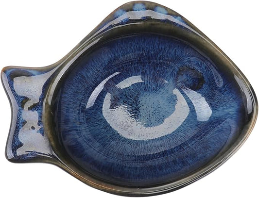 Alipis Ceramic Fish-shaped Sauce Dish for Seasoning Dipping Flavor Bowl Appetizer Plate for for Boys and Girls and Families Easy to Clean Versatile Use Restaurants and Picnics