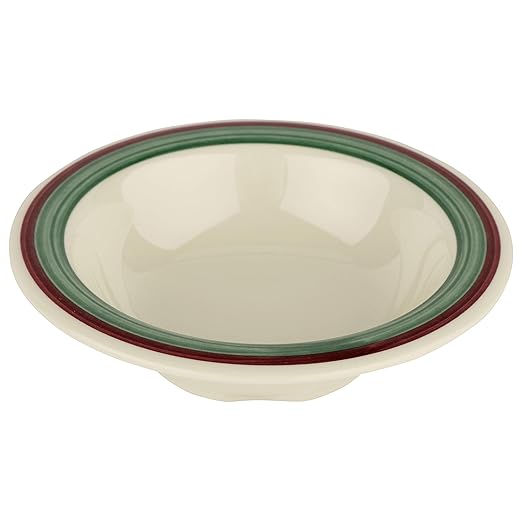 GET B-454-PO Melamine Narrow Rim Fruit/Dessert Bowl, 4.5 Ounce, Portofino (Set of 12)