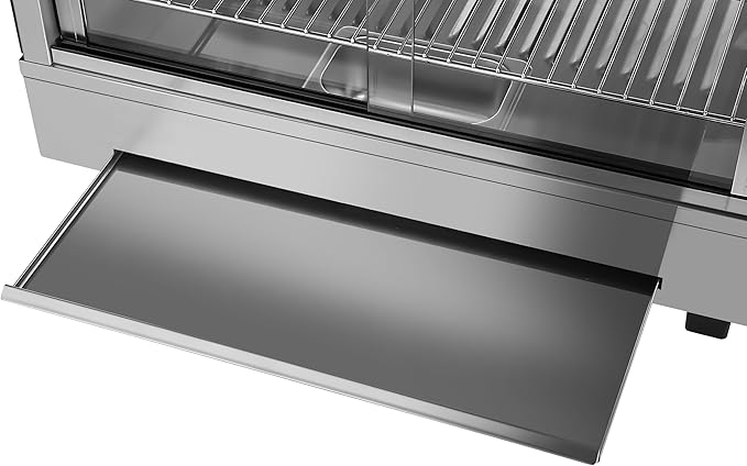 KoolMore 26 in. Glass Countertop Display Warmer, 3.4 cu. ft. in Stainless Steel (HDC-3C-SS)