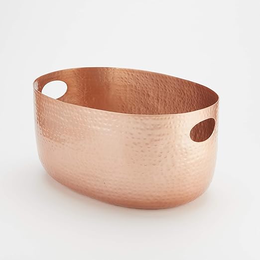 American Metalcraft ATHC10 Hammered Aluminum Beverage Tub, Copper, 10-Quarts