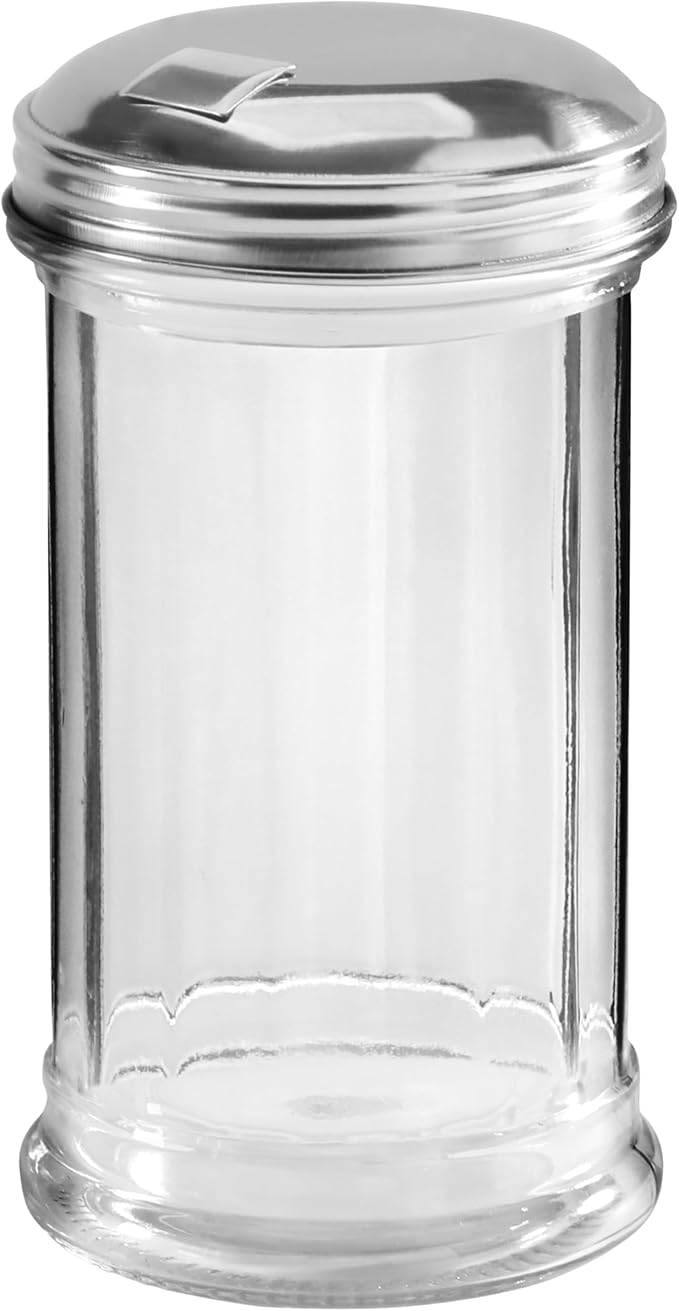 New Star Foodservice Top Sugar Pourer, 12-Ounce, Set of 12 (Side Flap Top)