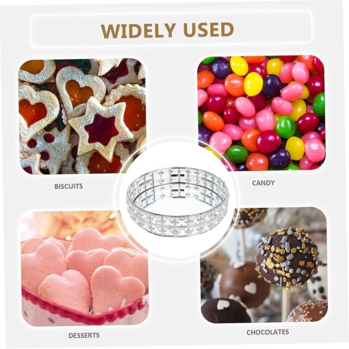 Ciieeo Candy Dessert Tray Storage Decorative Serving Tray for Counter Home Ornament