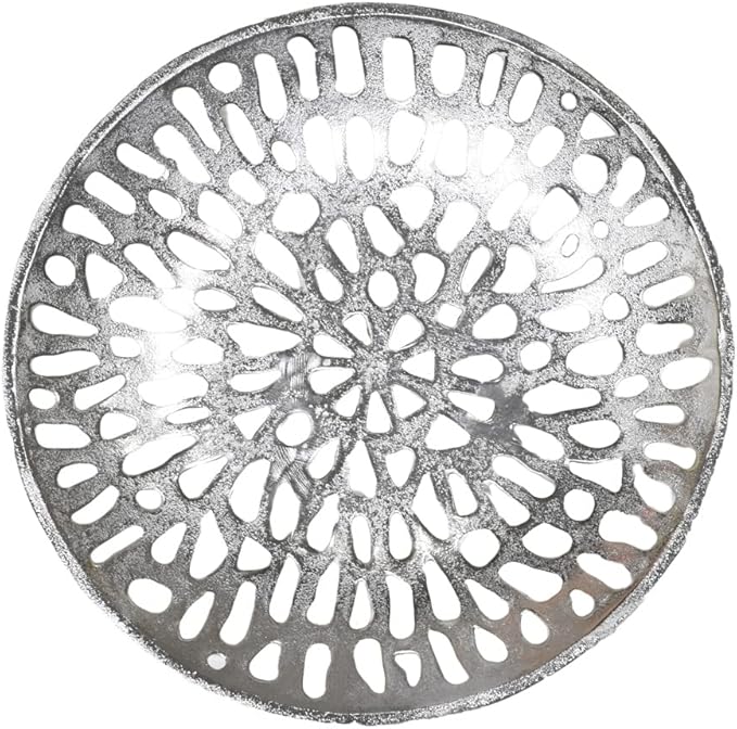 BBH Home's Handmade Silver Novelty Shaped Aluminium Tray 5.51 x 5.51 x 1.37 AMBBVK063AB2020