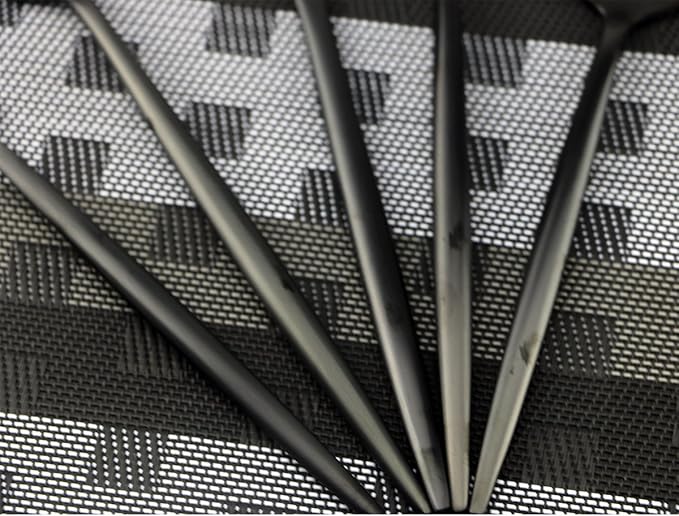 Flatware Set 18/10 Stainless Steel Matte Black - Kitchen Utensil Serving Set of Dinner Fork Knife Spoon Salad Fork Dessert Spoon,20 Piece Set of 4, for Home Kitchen Restaurant Hotel