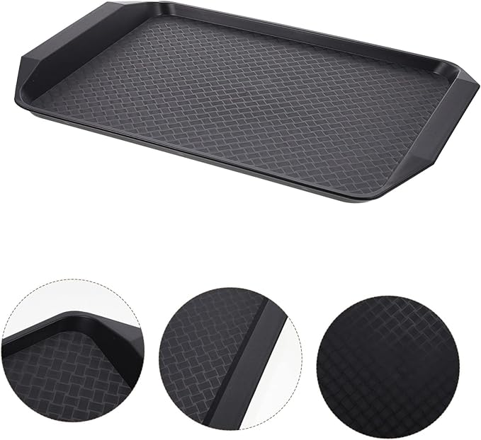 Garneck Multi-Function Non- Serving Tray Capacity Rectangular Snack and Fruit Storage for Home Restaurant and Cafes for Parties and Events and Smooth Finish