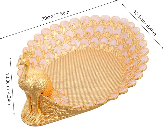 Metal Cake Serving Tray Fruit Plate Decorative Trays Metal Serving Plate Tea Party Platters White Storage