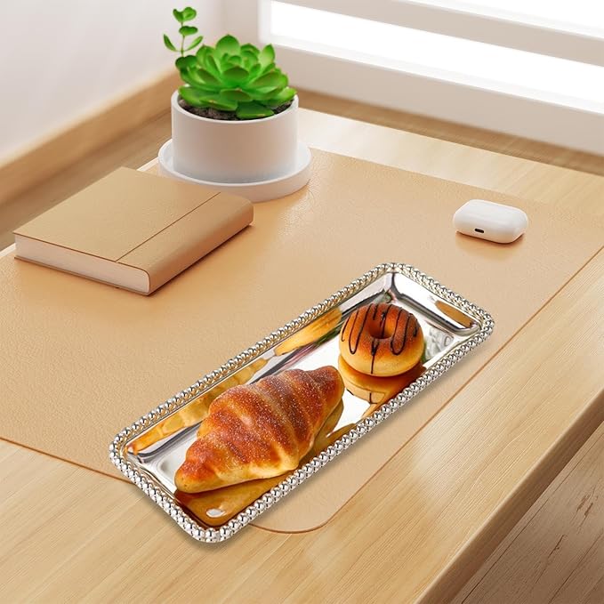 Fruit Plate Serving Tray Lightweight Decorative Multipurpose Storage Organizer Dessert Snack Display Dish for Food Lunch Bar