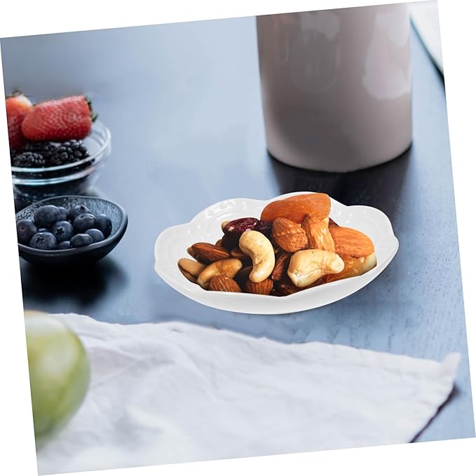 4pcs Soy Sauce Dipping Plate Ceramic Sauce Bowl Seasoning Plate Appetizer Dish Bowl Kitchen Essential