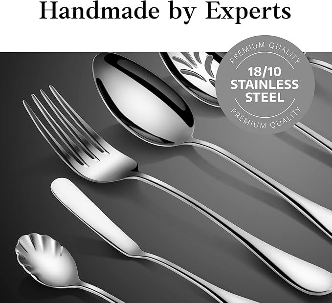 Artaste 56433 Rain 18/10 Stainless Steel 7-Piece Hostess Set
