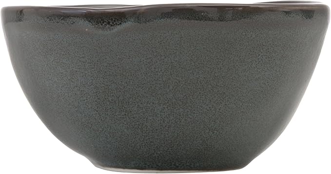 D&V 6 Piece Stōn Porcelain Dinnerware Sauce/Tasting Bowl Set, 4.5" x 2.25", Twilight