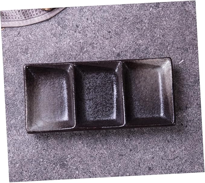 2pcs Versatile Ceramic Sauce Bowl Snack Plate Dessert Plate Seasoning Dish Appetizer Dipping Bowl
