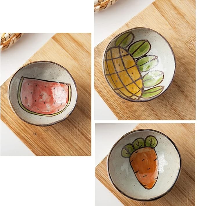 Dipping Bowls Snack Dessert Plate Snack Bowl Dipping Sauce Bowl Appetizer Plate Cookie Fries Party Decoration Candy Plate Suitable for Home Kitchen Restaurant Appetizer Bowls (Size : E)