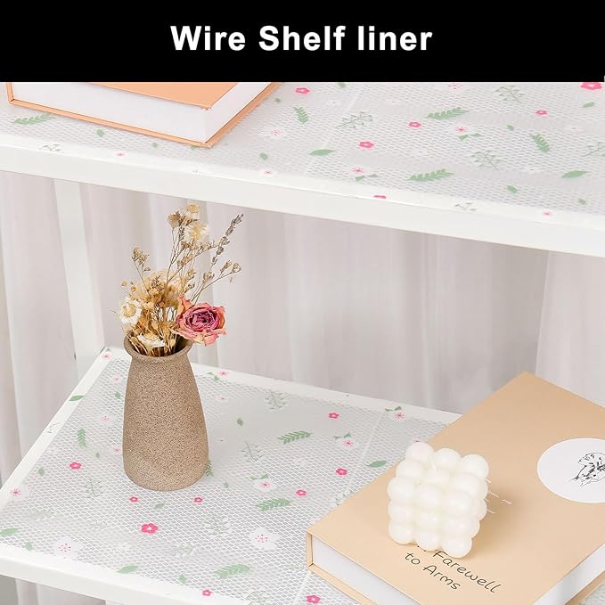 Cooyes Shelf Liner – Premium Non-Adhesive Cabinet & Drawer Liner for Kitchen – Waterproof Shelf Paper with Modern Pattern – Durable EVA Cabinet Mat – Easy to Cut (23.6" W x 360" L)