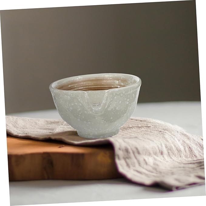 DECHOUS Ceramic Dipping Sauce Dish Mini Appetizer Plate Japanese Soy Sauce Bowl Small Condiment Plate for Dipping Kitchen Tableware for Serving for Sushi and BBQ
