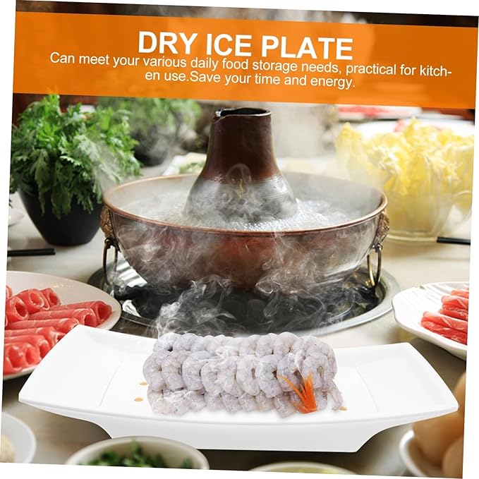 Cabilock 1pc Food Serving Tray Compact and Creative Platter for Parties Restaurants and Catering for Keeping Food Fresh Stylish Design