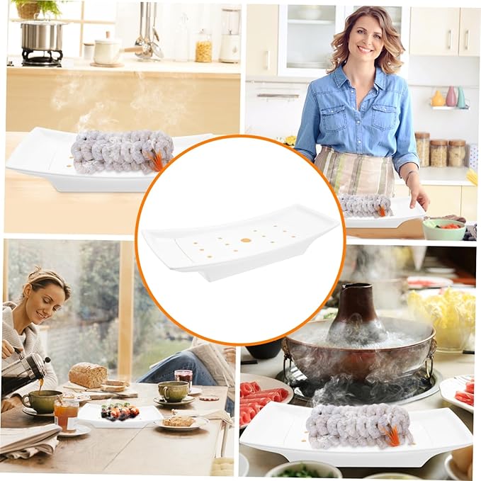 Homoyoyo 1pc Food Serving Tray Compact Creative Platter for Parties Weddings and Gatherings and Easy to Preservation Tray
