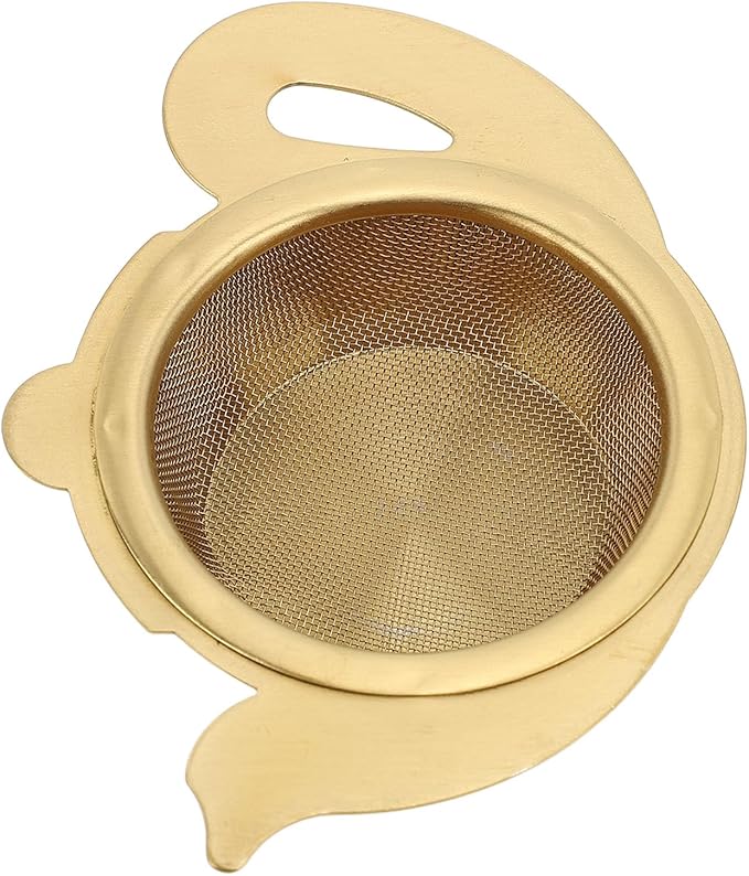 Tea Fine Mesh Filter, Loose Tea Infuser Basket Stainless Steel Tea Strainer Tea Filter Insulated Base Tea Strainer Bowl Tea Steeper Basket Filter for Brewing Filter Tea Leaves