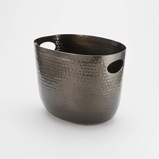 American Metalcraft ATHB9 Hammered Aluminum Beverage Tub, Black, 7 3/4-Quarts