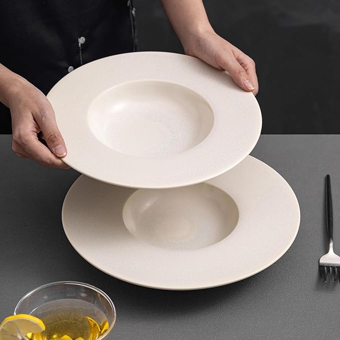 Kitchen Plates 10-inch Ceramic Appetizer Plate Pasta Straw Hat Home Kitchen Western Dessert Cake Tableware Utensils Restaurant Plates
