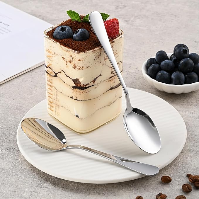 Small Teaspoon,5.5 Inches Stainless Steel Tea Spoons Set Of 8,Espresso Spoon,Durable Dishwasher Safe Small Coffee Spoons,Mini Demitasse Spoon For Dessert