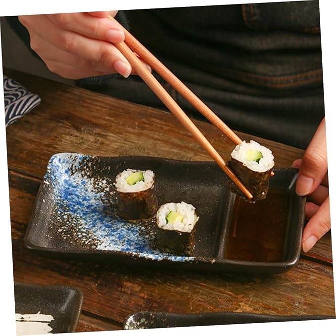 Sushi Ceramics Dumpling Sauce Plate Ceramic Plate Serving Plates Household Food Dish Appetizer Plates dip