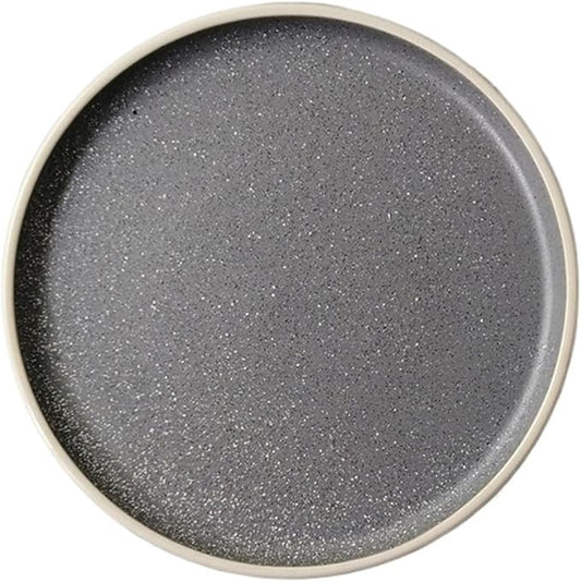 SONGCHAO Party Supplies Plate Ceramic Household Dishes Breakfast Lunch Dinner Afternoon Tea Steak Household Commercial Kitchen Fruit Tray Party Plates (Color : 009)
