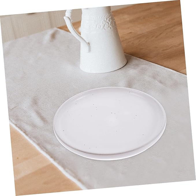 Happyyami Ceramic Appetizer Plate Vintage Style Sushi Storage Dish Elegant Food Serving Plate for Snacks Desserts Parties and Home Use Lightweight Reliable Kitchen Supply
