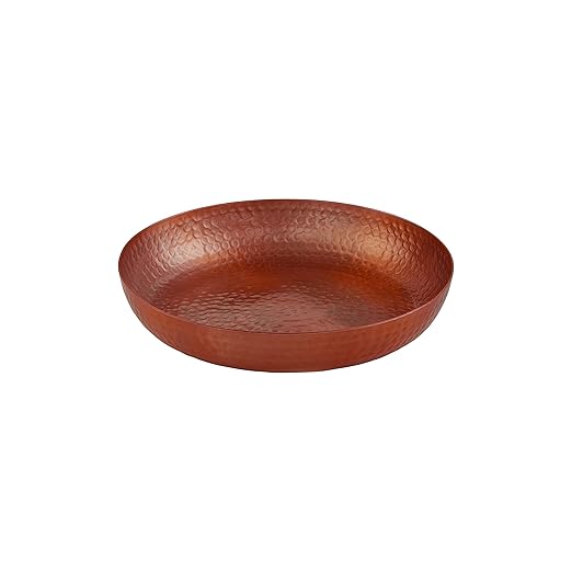 American METALCRAFT, Inc. American Metalcraft ASEAC12 Hammered Aluminum Seafood Tray, Single Wall, Copper, 80-Ounce