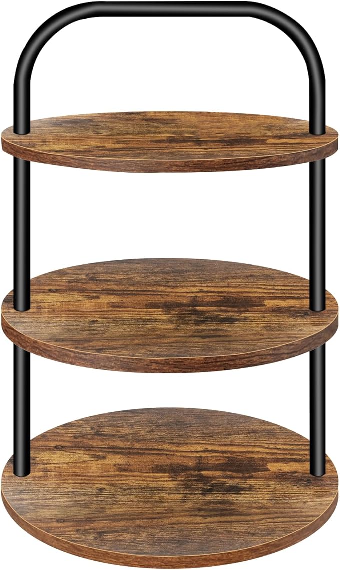 Cupcake Stand, Wooden Cupcake Stand for 50 Cupcakes 3 Tier Large Dessert Table Display Set Cupcake Tower Tiered Tray Stand Serving Tray for Party Supplies Vendor Display Farmhouse Decor