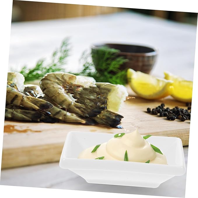 Cabilock 6pcs Ceramic Relish Tray Snack Serving Dishes Candy Dish Sauce for Appetizers Condiments and Dips