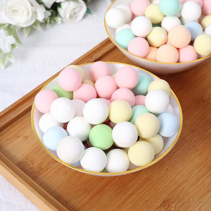 Efavormart 24 Pack | 7oz Glossy White/Gold Rim Heavy Duty Plastic Dessert Bowls, Premium Disposable Ice Cream Party Bowls