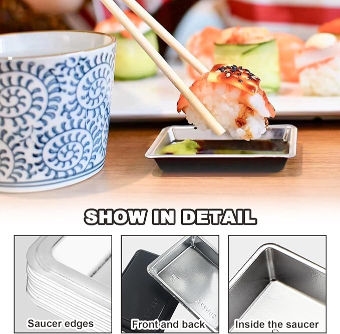 400 Pack Disposable Plastic Sauce Dishes, Silver, Rectangular, Stackable, Eco-Friendly, Ideal for Condiments and Appetizers