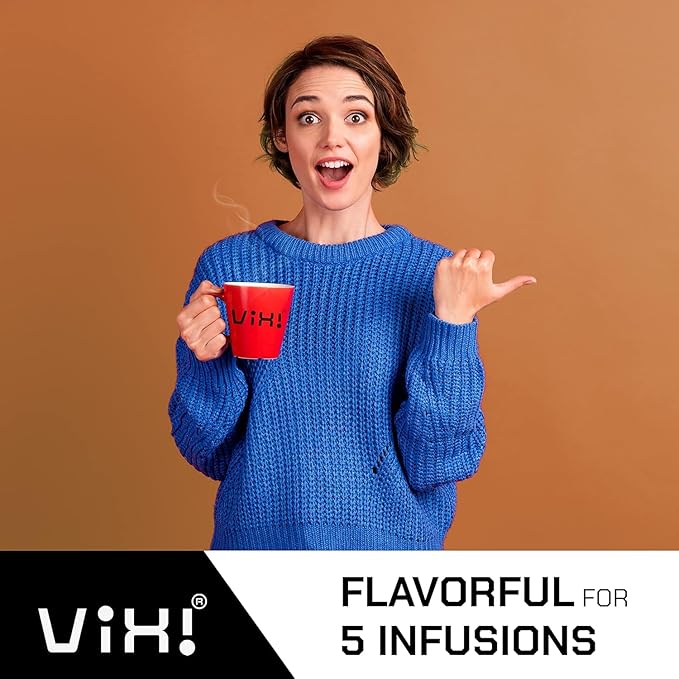 VIXI Raw Puerh Tea, 36 Mini Puer, 100% Natural from Ancient Tea Tree, Premium Green Pu-erh for Hot & Cold Brew