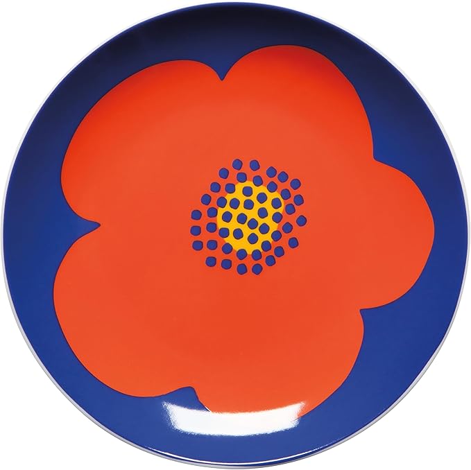 Jubilee Poppy Appetizer Plates Set of 4 Assorted