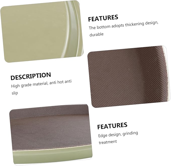 Luxshiny Food Serving Tray Bar Use Material Not Easy to Crack Deform Suitable for Shop Restaurant Bar
