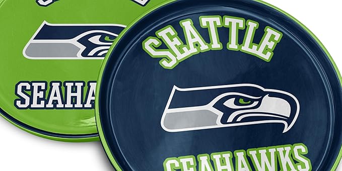 NFL Home and Away 2 Pack Round Serving Plates