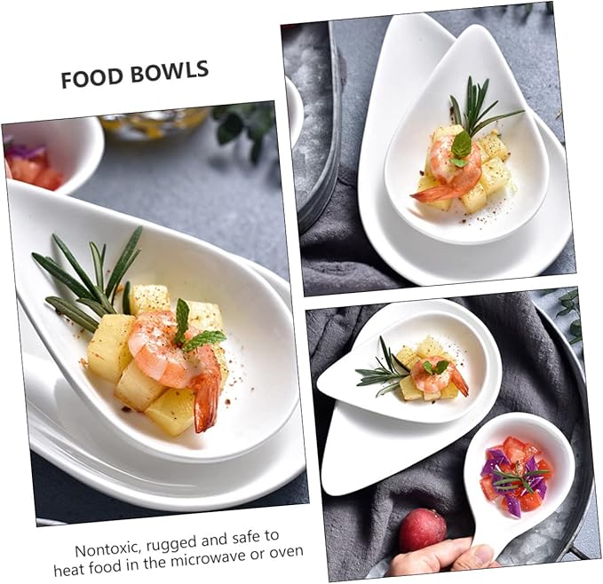 1pc Ceramic Sushi Bowl Porcelain Dipping Plate Seasonings Bowls Ceramic Sauce Cups Appetizer Plates Dip Bowls Fruit Bowl Dishes Seasoning Dish Tableware Ceramics White