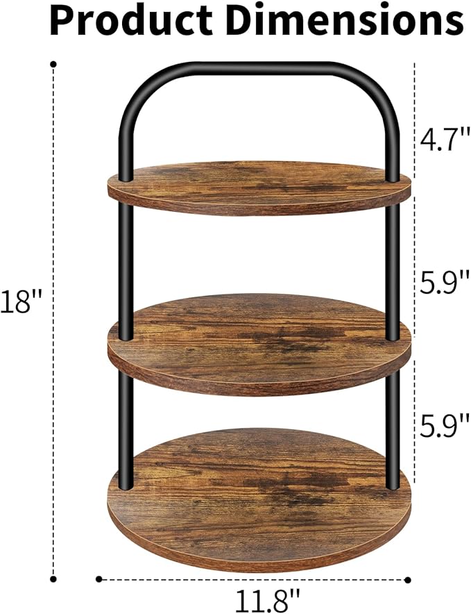 Cupcake Stand, Wooden Cupcake Stand for 50 Cupcakes 3 Tier Large Dessert Table Display Set Cupcake Tower Tiered Tray Stand Serving Tray for Party Supplies Vendor Display Farmhouse Decor
