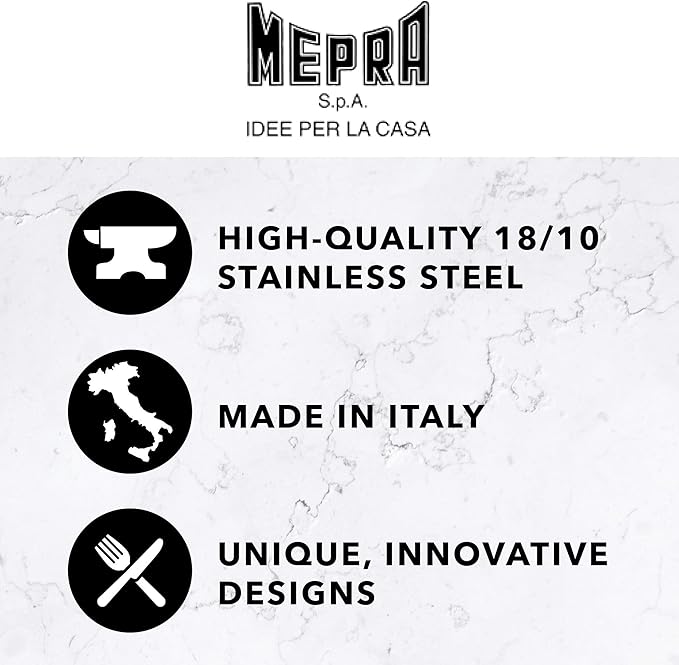 MEPRA 151-Piece Atena Serving Set, Metallic