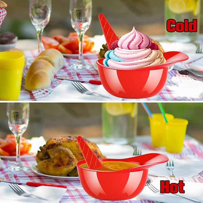 MEEZY 16 Set Baseball Helmet Ice Cream Bowls with 8 Mini Dessert Cups and 8 Spoons, 8oz Reusable Baseball Cap Snack Dessert Cup Bowls Baseball Party Favors for Kids Sports Birthday Party Supplies