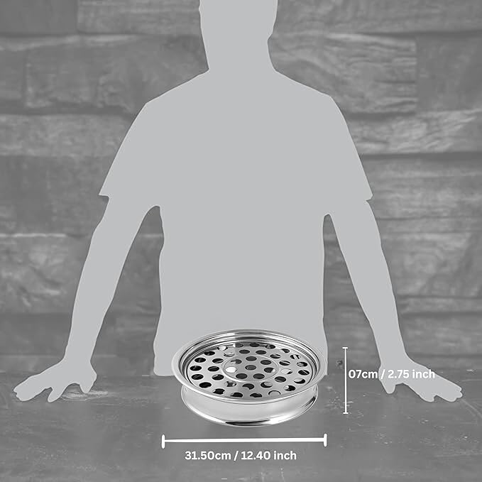 Communion Ware | Communion Tray | Holy Stackable Cup Trays for Churches | Communions Supplies | Portable Communions Tray with 40 Holes Disk | Stainless Steel - Shiny (Silver) Finish
