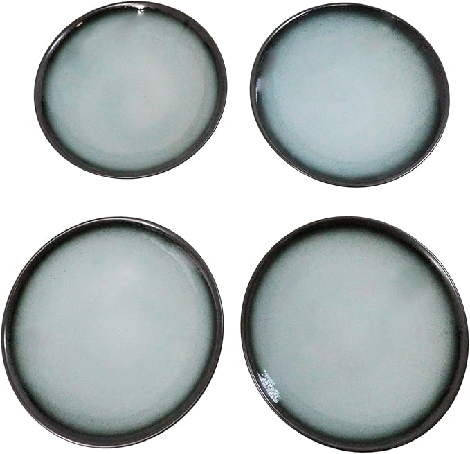Ebros Gift Blue Sky Stars Artistic Seikai Porcelain Collection Dinnerware Serveware Kitchenware Set Asian Japanese Dining Restaurant Supply (Pack Of 4 Large Ramen Soup Dinner Bowl 36oz)