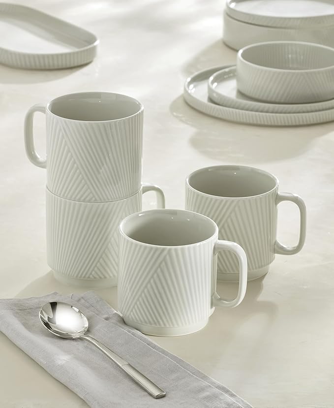 Lenox 898027 Modulus Mugs, Set Of 4, Vapor