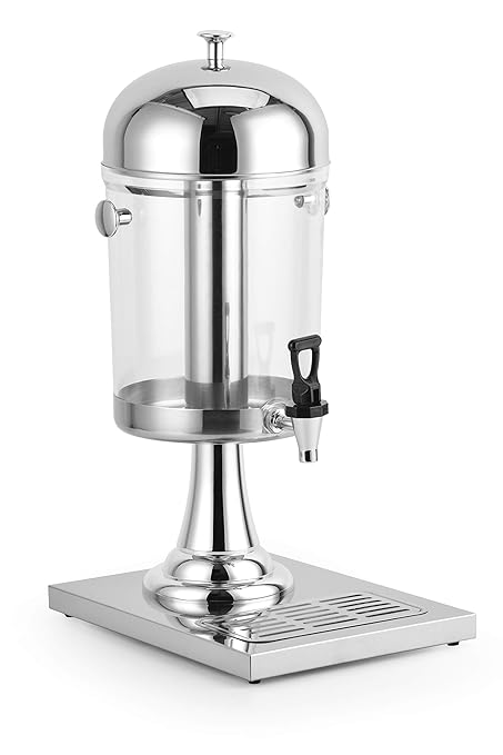 2.2 Gallon Single Beverage Dispenser On Stand With Centre Ice Core And Drip Trays Durable And Long Lasting Easy To Use And Clean