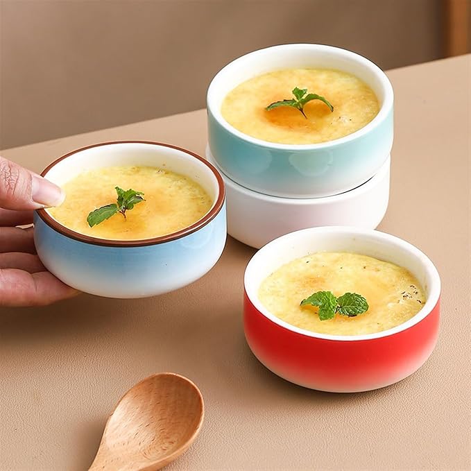 Appetizer Plates Dessert Snack Bowl Ceramic Commercial Hotel Platter Seasoning Sauce Bowl Exquisite Snack Plate for Condiment(Red)