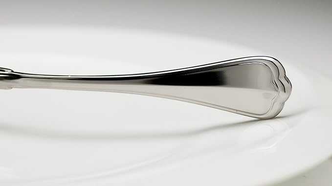 Fortessa San Marco 18/10 Stainless Steel Flatware Solid Handle Dessert Knife, Set of 12