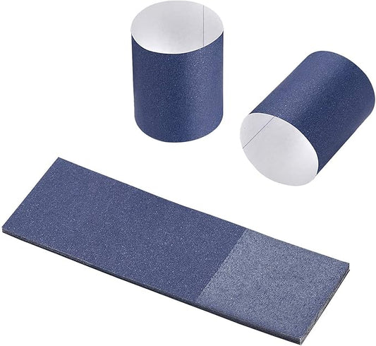 Gmark Paper Napkin Band Box of 2500, Paper Napkin Rings self Adhesive (Navy Blue)
