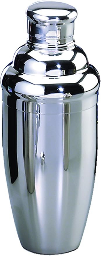 TableCraft 3-Piece Stainless Steel Cocktail Shaker, 24-Ounce